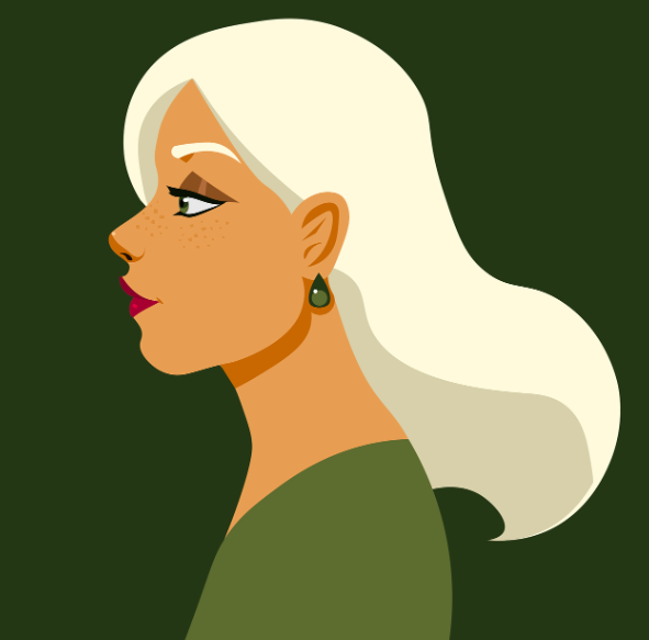 여자 초상화 그림