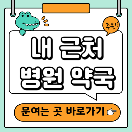휴일약국 병원