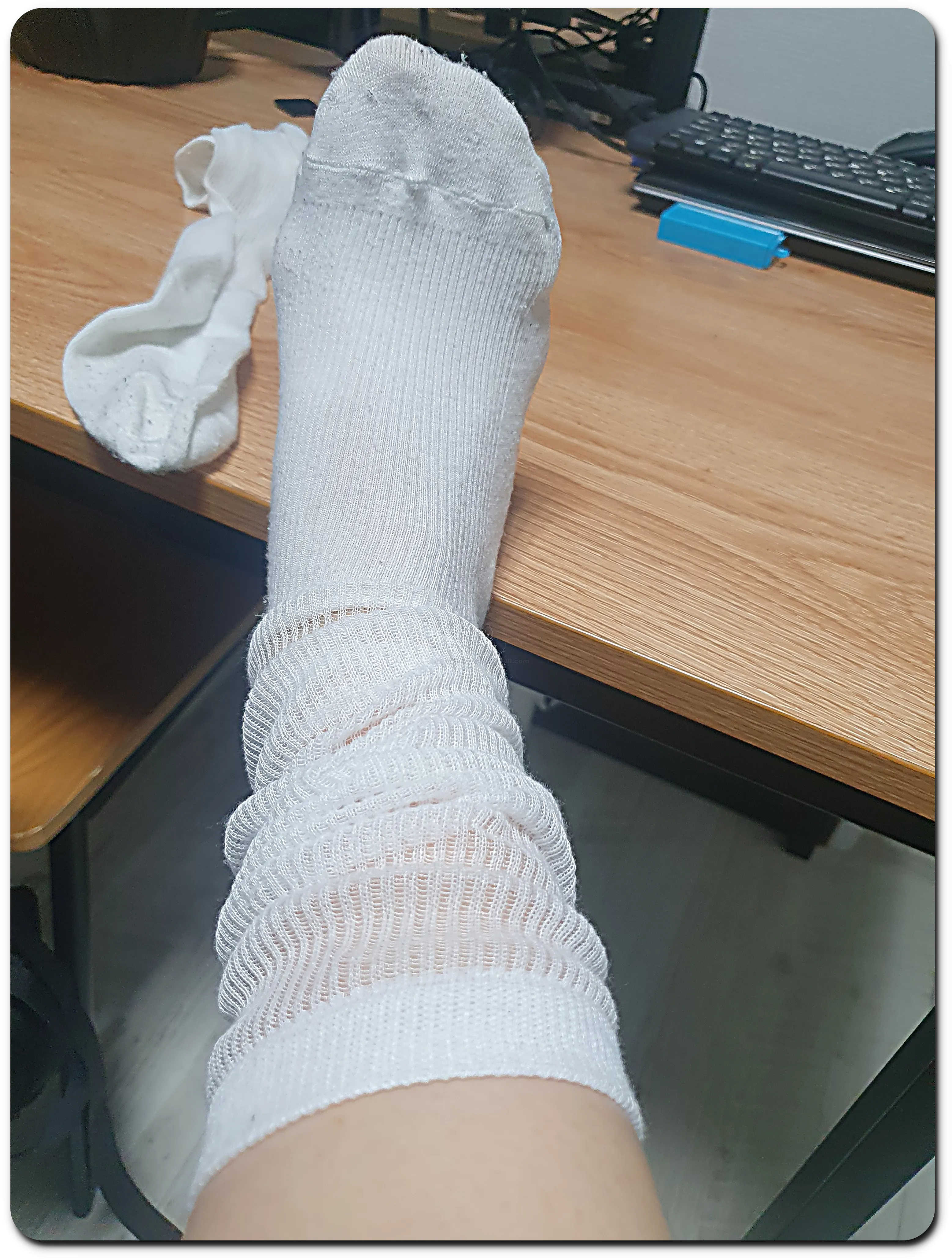 테무에서 구매한 양말 세탁했어요