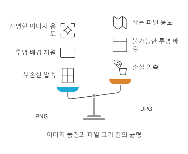 png jpg 장점과 단점