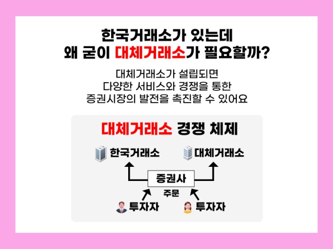 대체거래소 장점