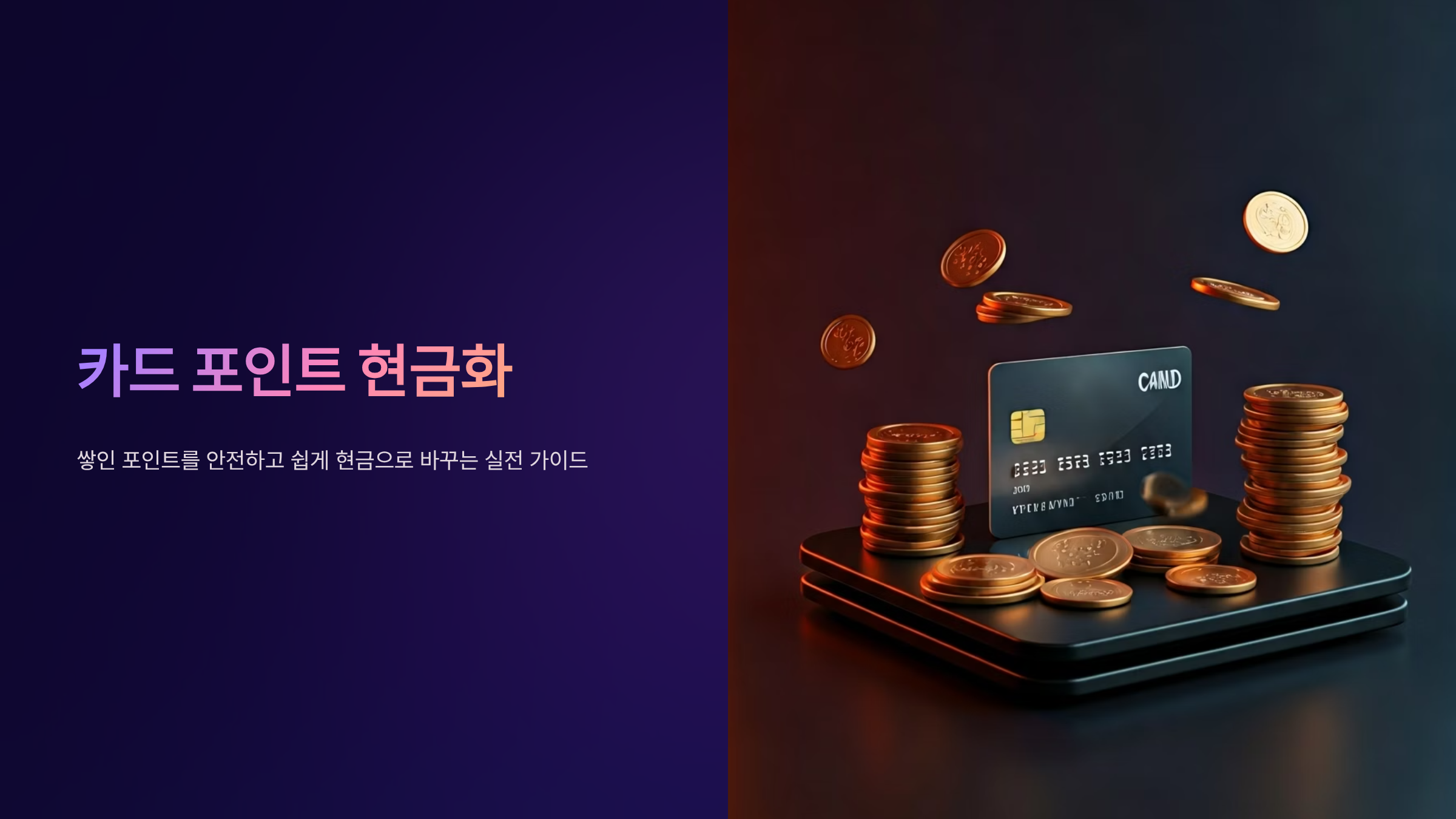 쌓여만 가는 카드 포인트, 진짜 현금으로 바꾸는 5가지 방법 💳