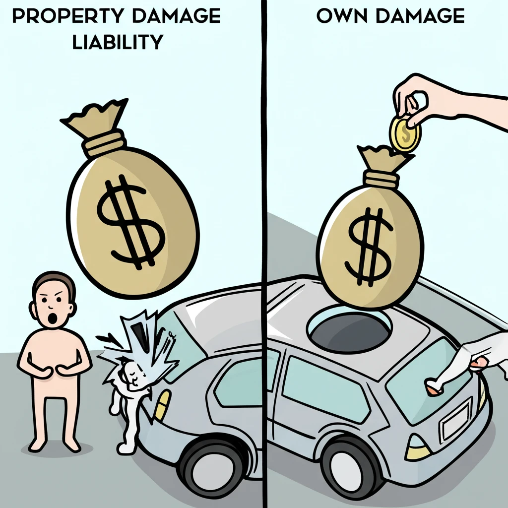 자차와 대물 사고 자기부담금 적용 범..