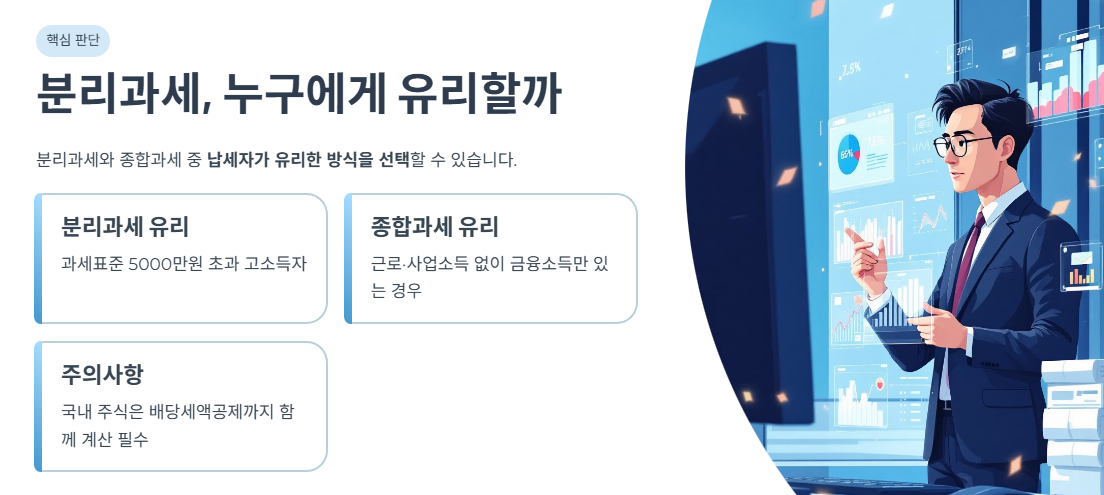 분리과세, 누구에게 유리할까