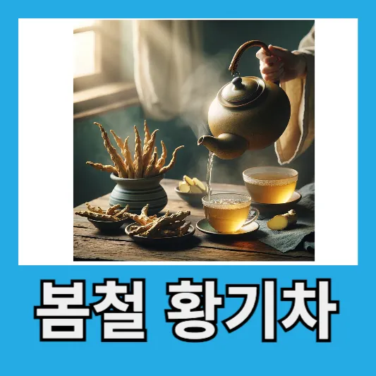 봄철 직장인 황기차 황기 효능 황기차 끓이는 법