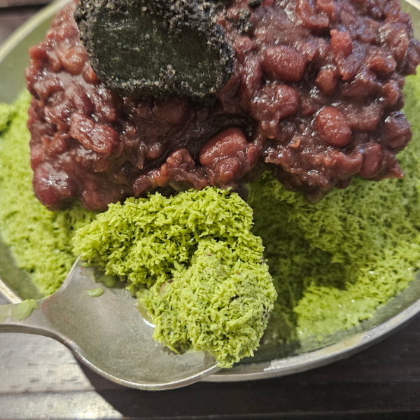 잠실 롯데월드몰 베이커리 디저트 카페 아틀리에 폰드 베이크앤모어 우지 말차 빙수