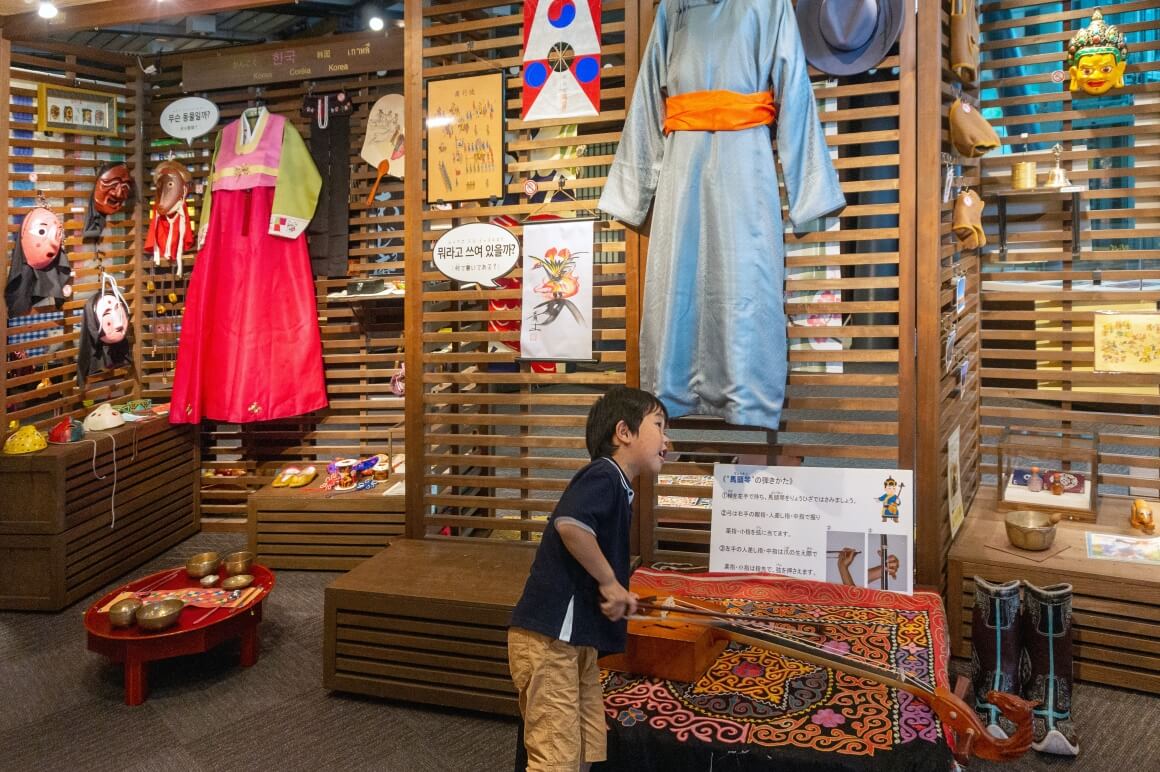 아짓파 내 한국관과 몽골관