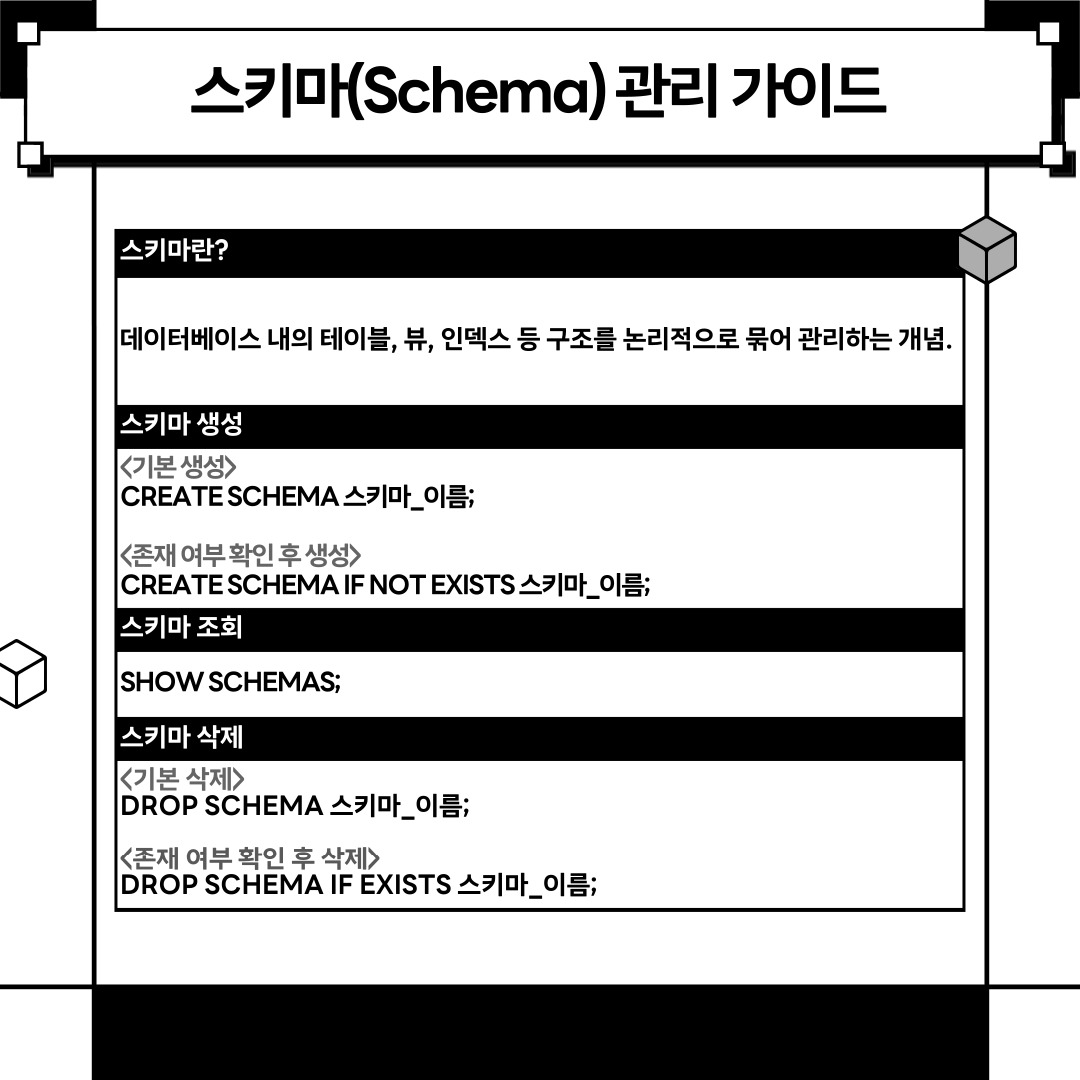 스키마 관리