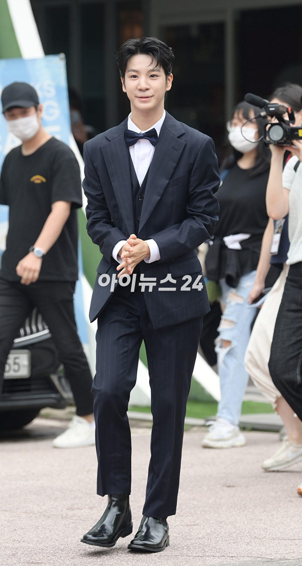 가수 정동원이 21일 오후 서울 장충동 크레스트72에서 열린 2022 방송광고 페스티벌 시상식에 참석하고 있다. [사진=정소희 기자]