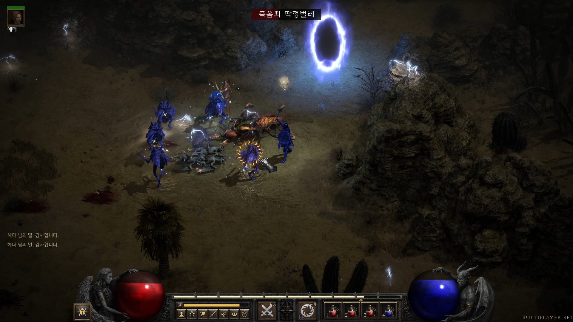 디아블로2 레저렉션 성기사 필드전