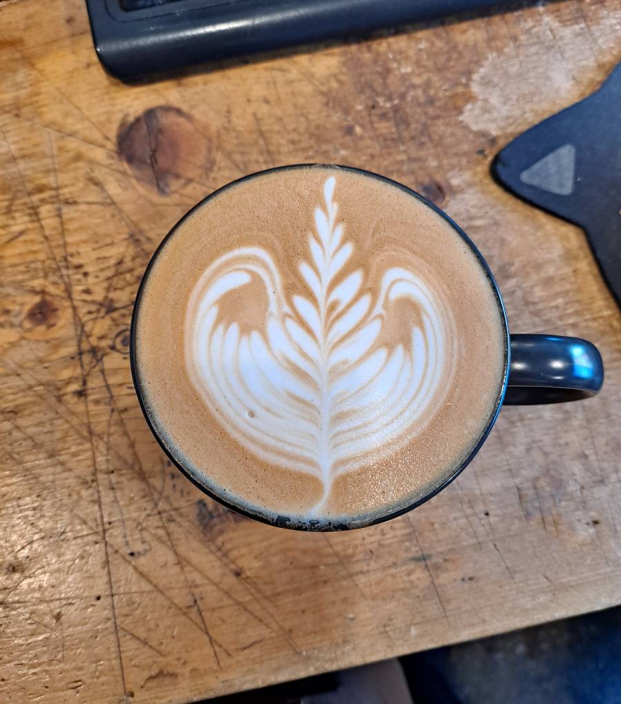 라떼아트 아쉬운 로제타