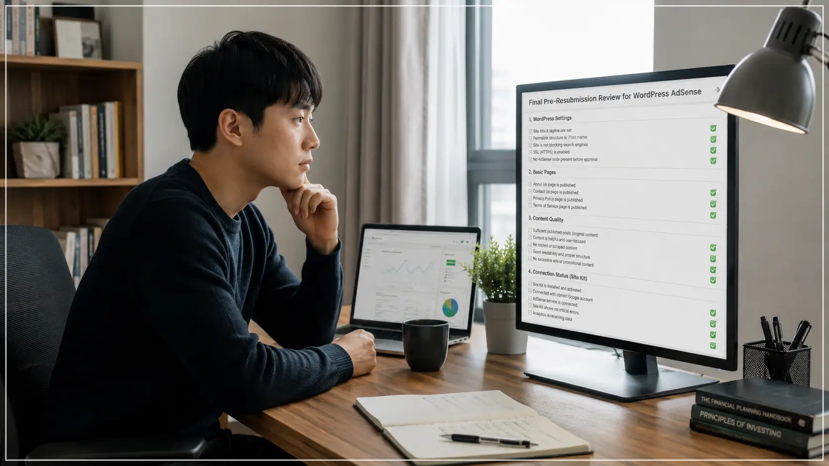 워드프레스 애드센스 재신청 전 설정 페이지 콘텐츠 연결 상태를 최종 확인하는 체크리스트