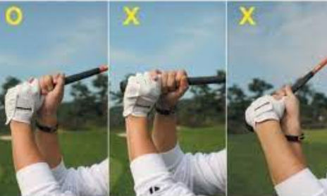 올바른 골프 코킹 모양