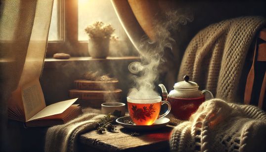 건강한 차를 마시다