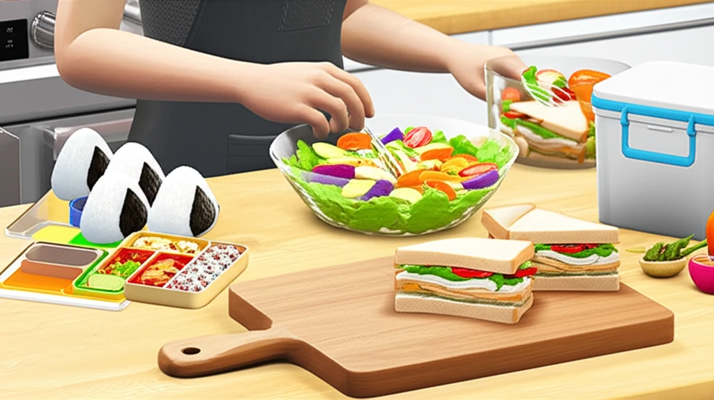 간편 도시락 레시피: 건강 식단과 완..