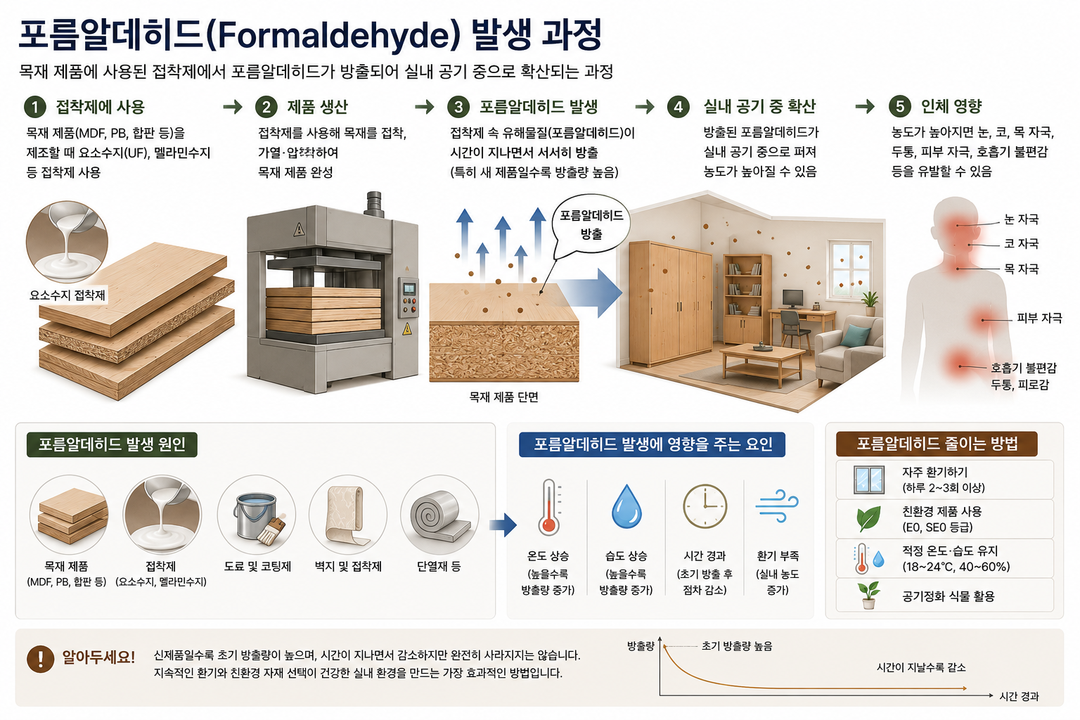 포름알데히드 발생과정