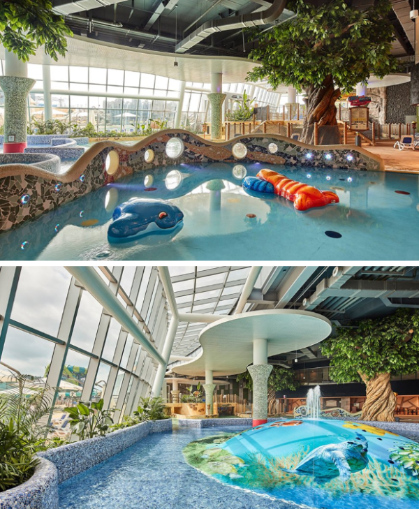 제주 신화월드 워터파크 미니풀 키즈풀 버블풀