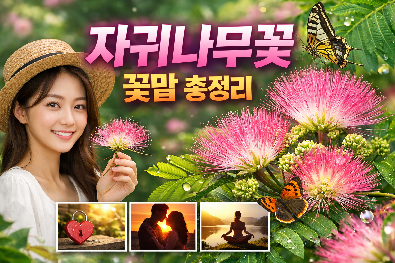 자귀나무꽃 꽃말