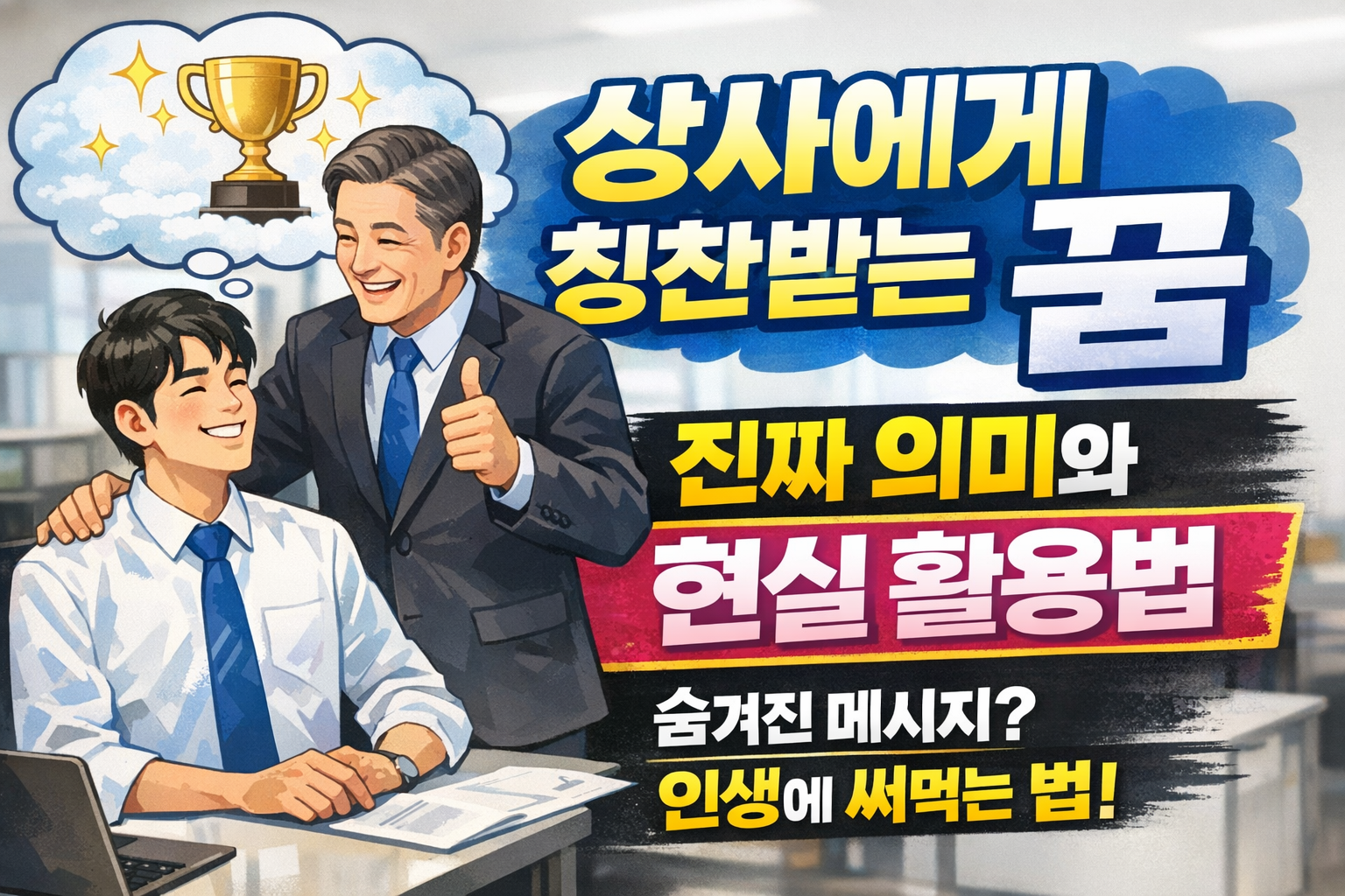 상사에게 칭찬받는 꿈