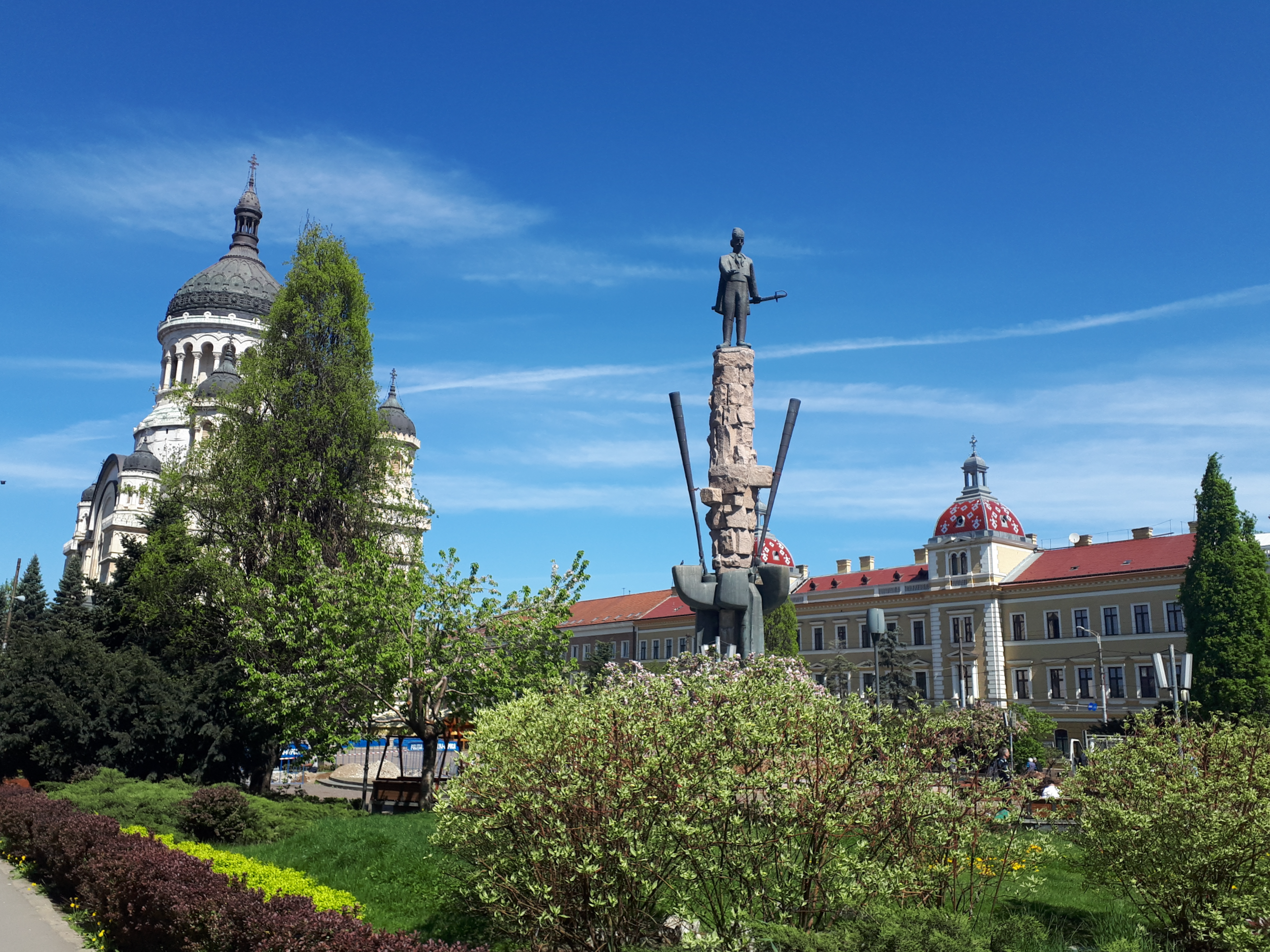 루마니아 클루지나포카 아브람 이안쿠 동상