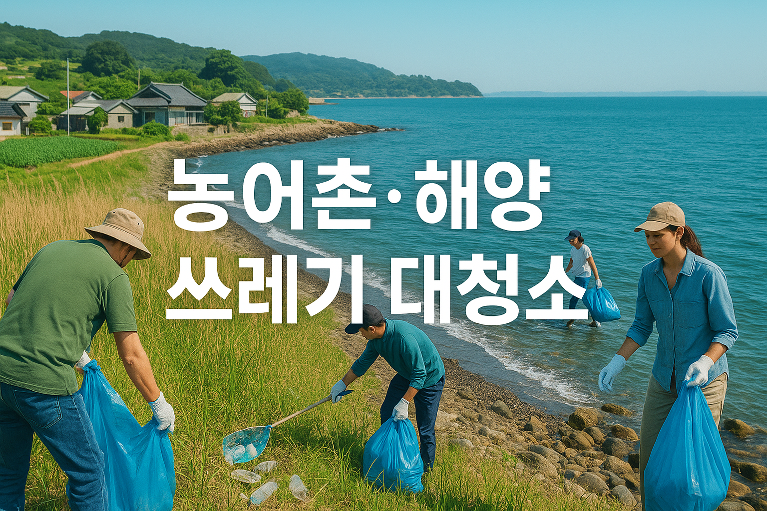 농어촌·해양 쓰레기 대청소, 깨끗한 국토 만들기 프로젝트-2026년 예산안