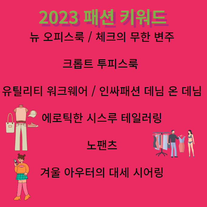 2023 패션 키원드