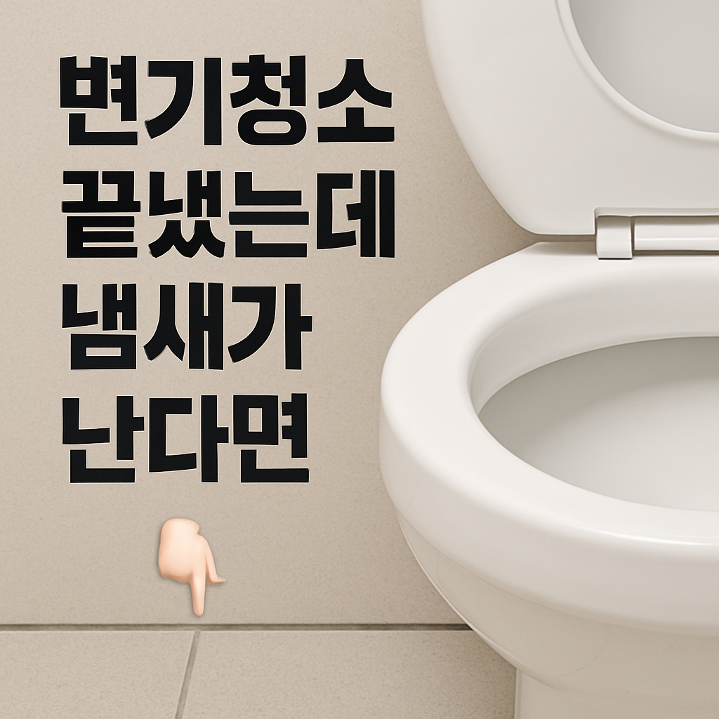 [찌든 때 없이 산다 28] 🧻 변기 아래 고무패킹 찌든때, 이걸로 간단히 해결!