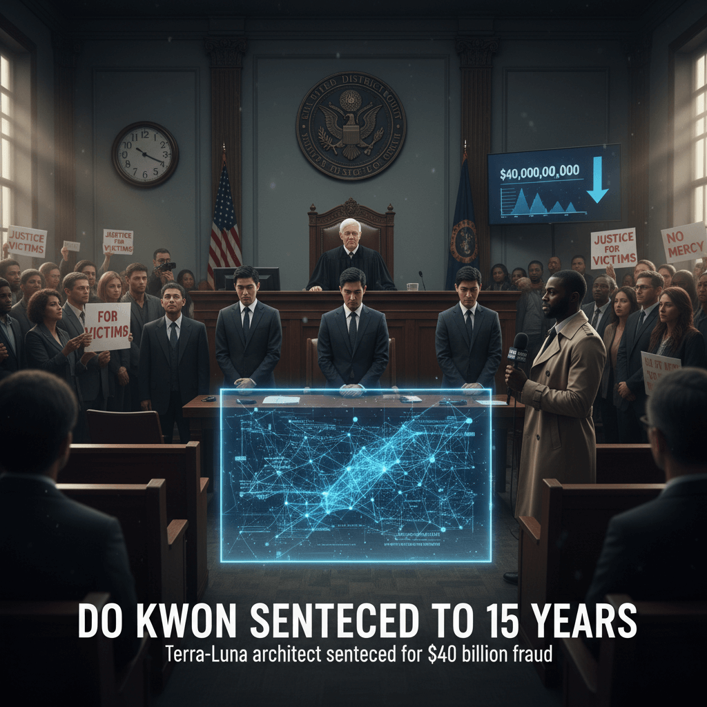 도 권의 400억 달러 사기 재판, 15년형 선고