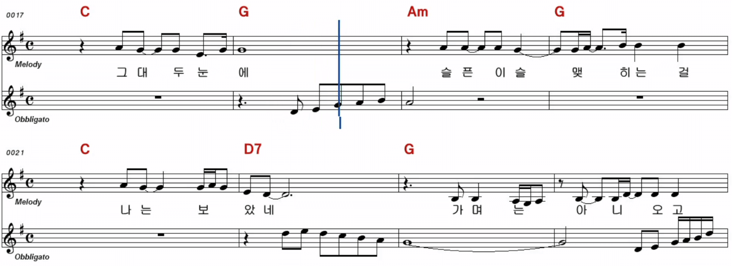 성민지(주현미) 길면 3년 짧으면 1년 악보