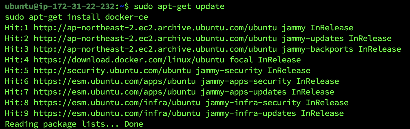 docker install