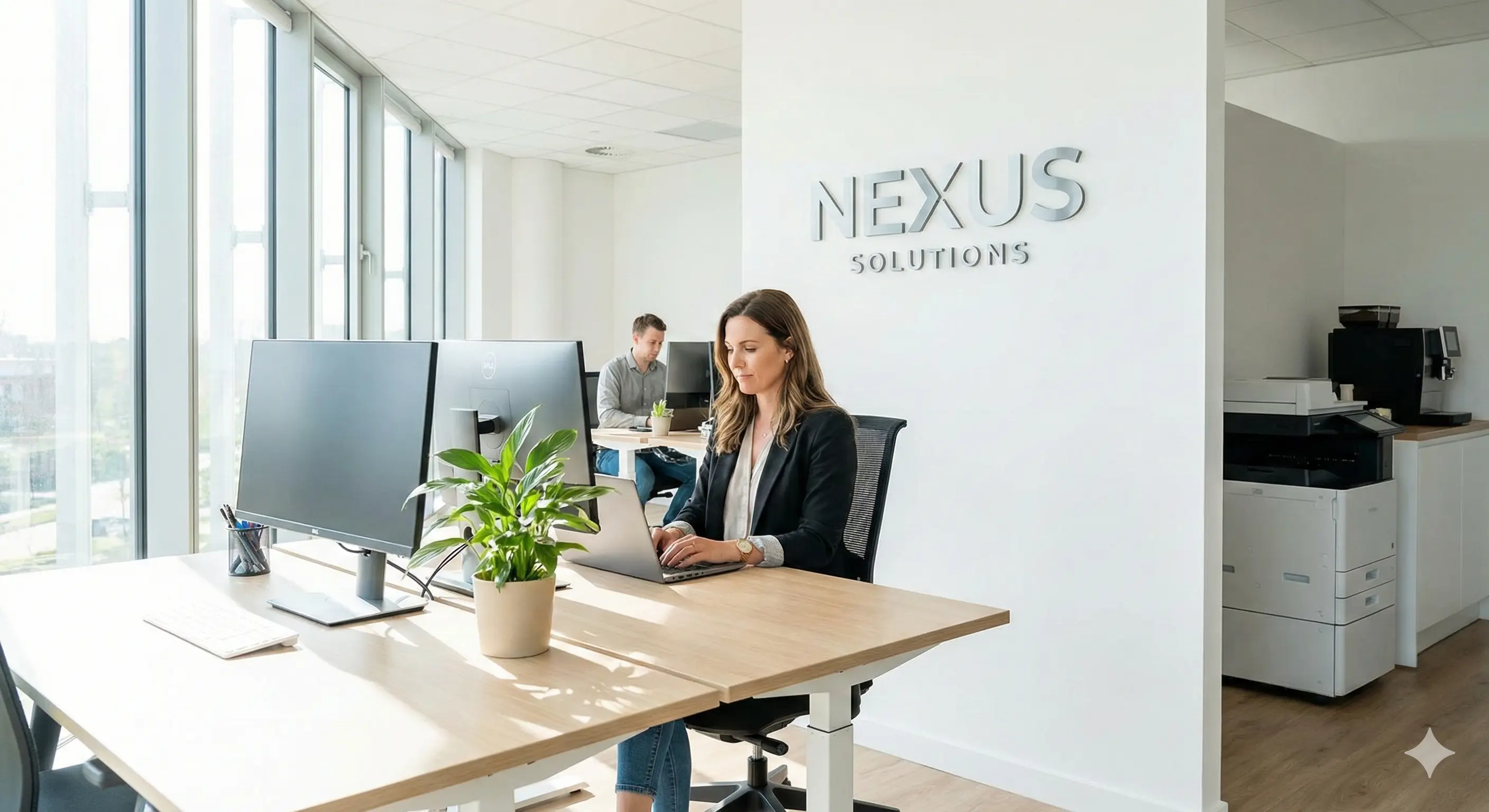 실질적 사업 인프라를 갖춘 사무실 모습