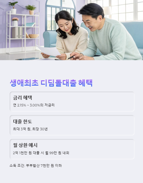 생애최초 디딤돌대출 혜택