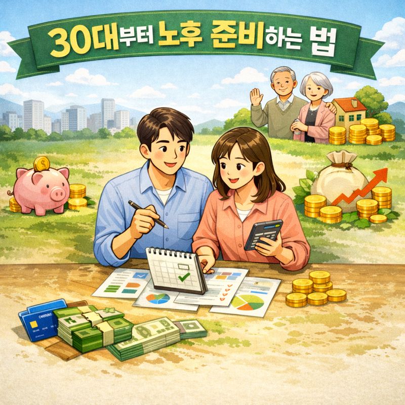 30대부터 노후 준비하는 법&amp;#44; 지금 시작해야 하는 이유와 현실적인 전략