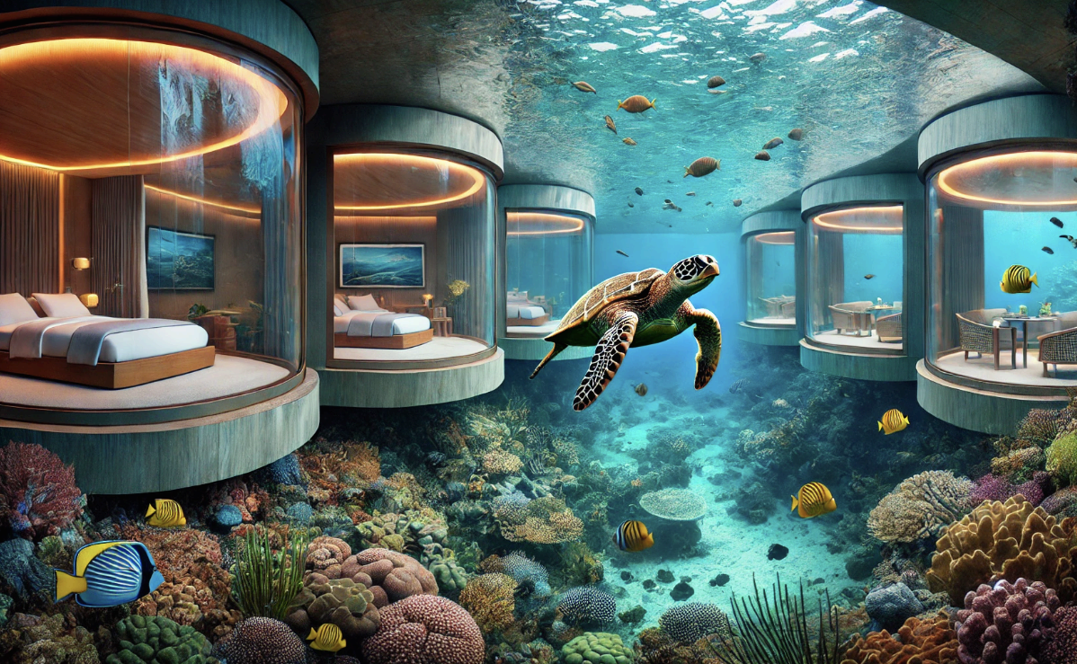 필리핀의 해저 리조트 – 바닷속에서 해양 생태계를 만나다