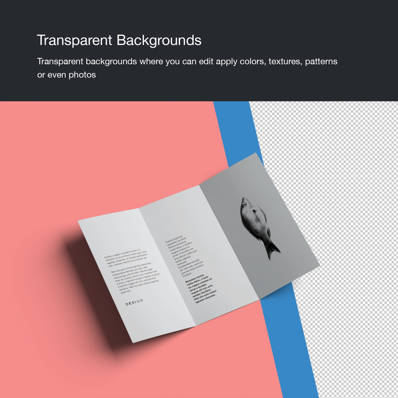 Free Advanced Trifold Brochure Mockup &ndash; 7 Angles