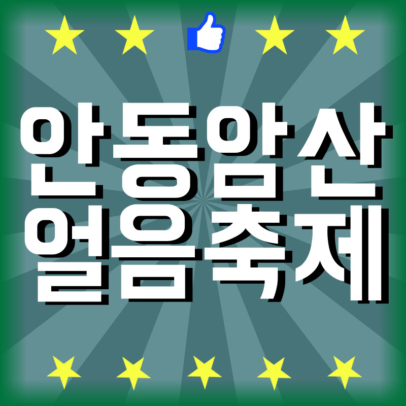 안동암산얼음축제