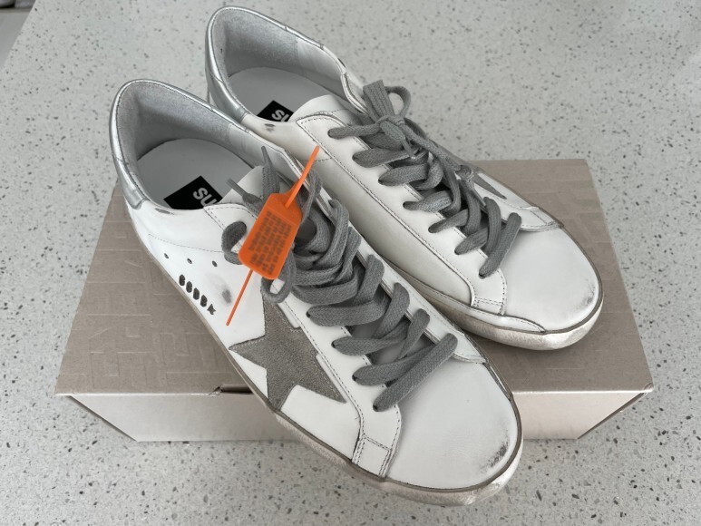 골든구스 슈퍼스타 스니커즈 실버 탭 아이스 스타 본품 2