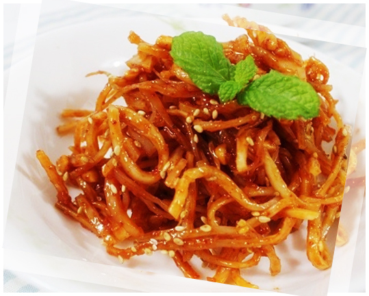 백종원 진미채무침 황금레시피