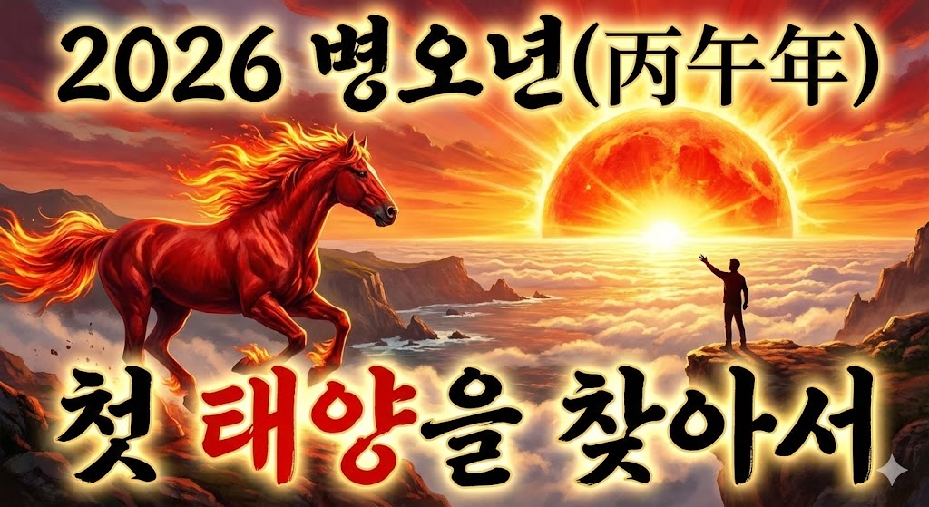 2026년 전국 해돋이 명소 BEST 5 추천