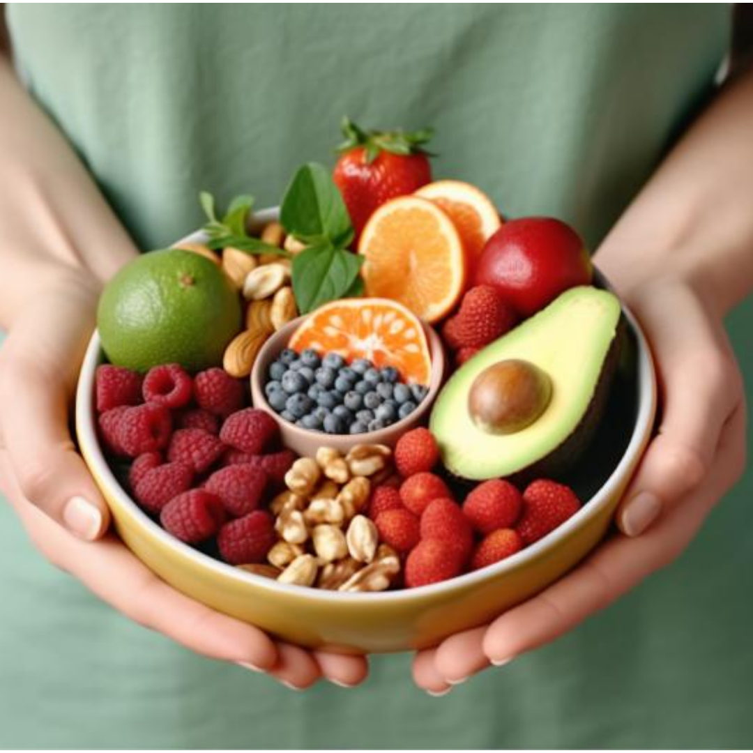 각종 과일이 담겨있는 그릇