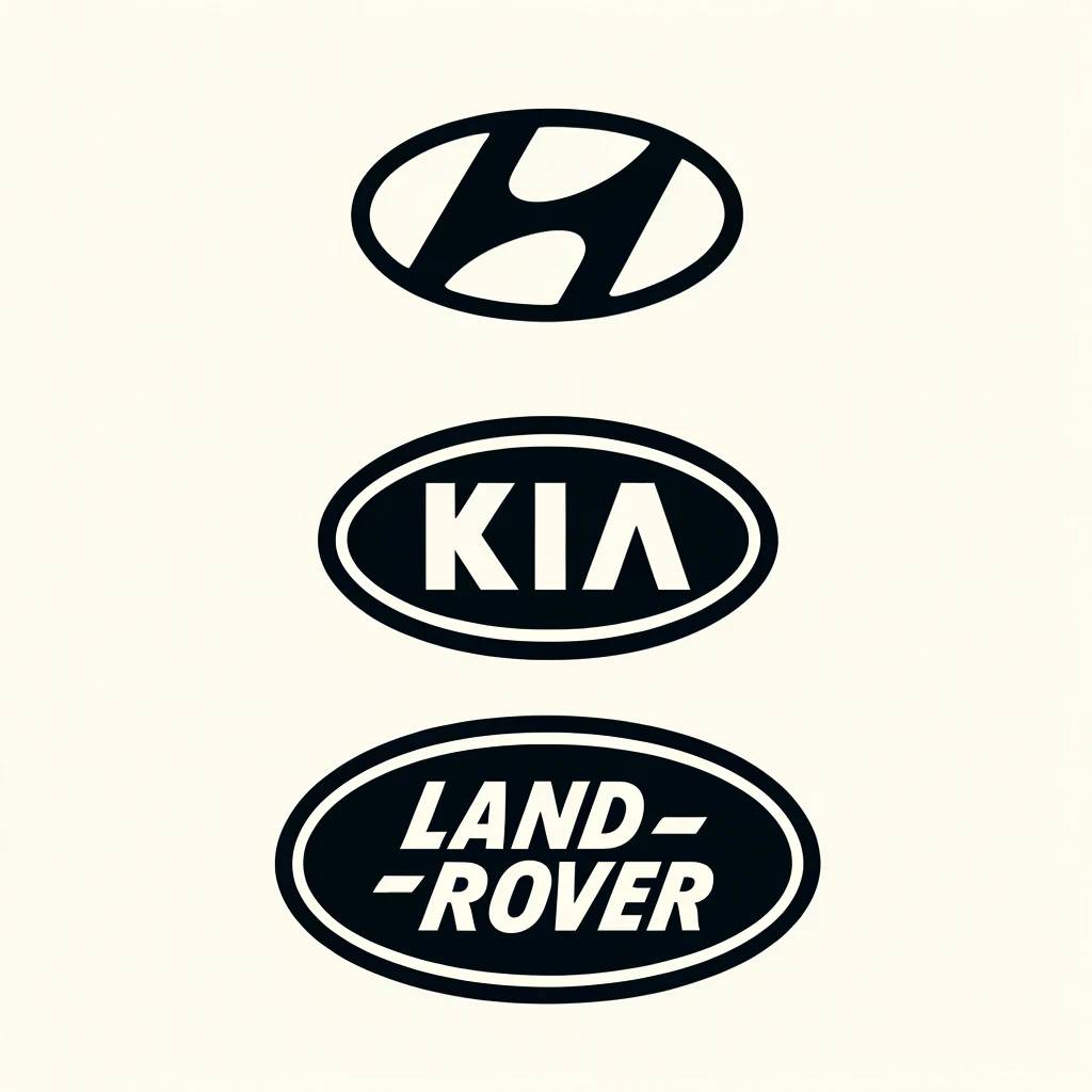 세 자동차 브랜드 로고