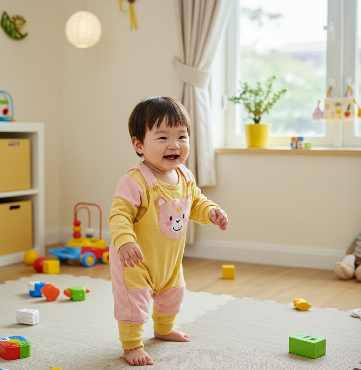 발달 빠른 아기란