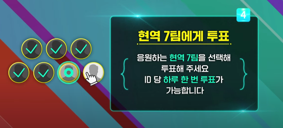 현역가왕 실시간 투표방법