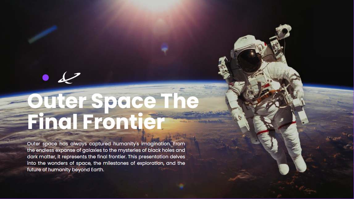 우주여행과 관련된 이미지입니다