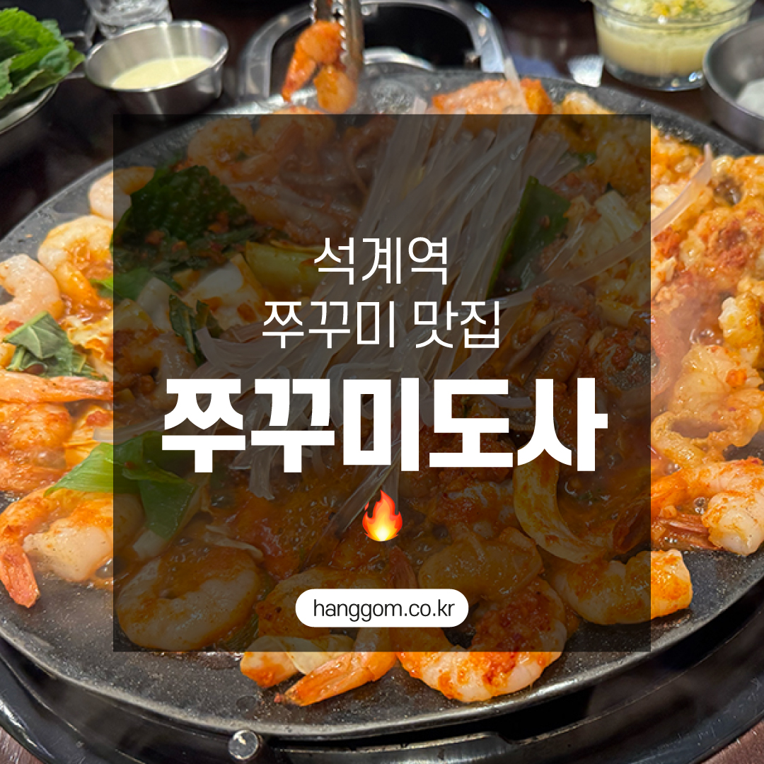석계역 쭈꾸미 맛집 &lsquo;쭈꾸미도사&rsquo; 솔직 리뷰