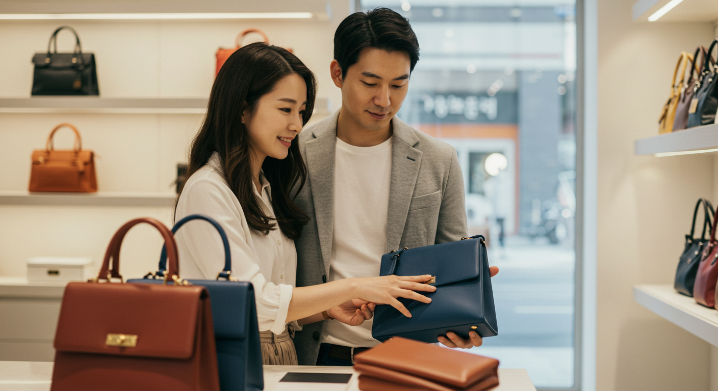 연령별 여성가방