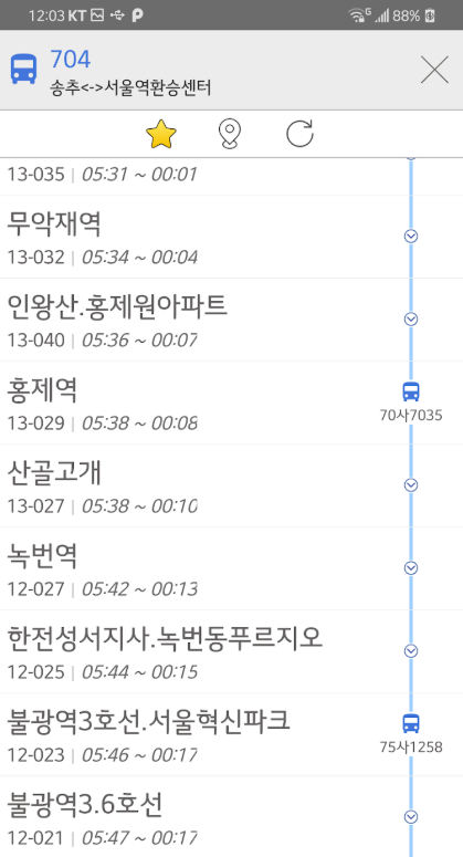 수도권 대중교통 검색 앱, 실시간 버스와 지하철 길 찾기
