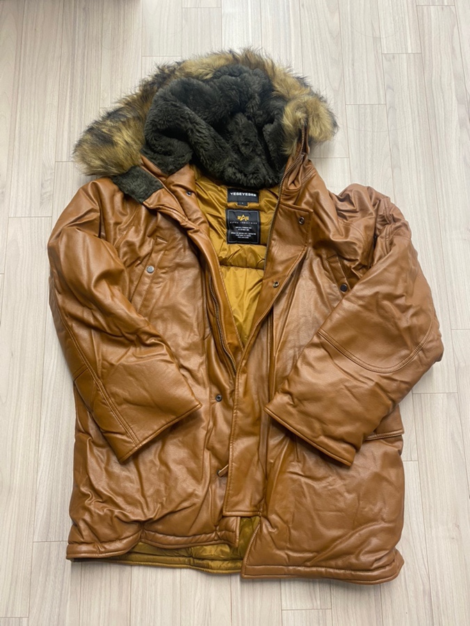 예스아이씨 알파인더스트리 YESEYESEE x Alpha Industries N-3B Parka Brown