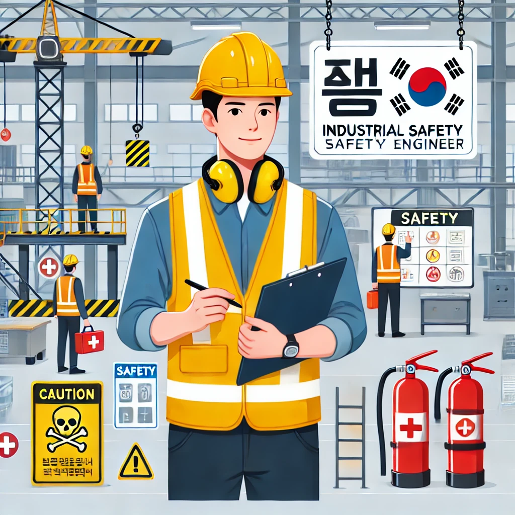 산업안전기사 관리 AI 이미지