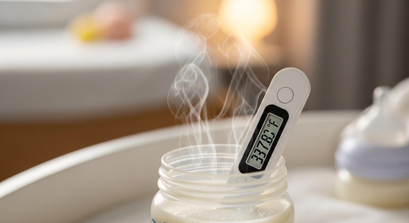 신생아 분유타는물 온도